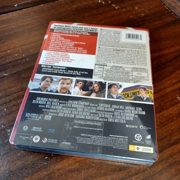 Superbad Steelbook (Blu-ray) NEW (Sealed)--Box Packing with Tracking - Picture 5 of 9